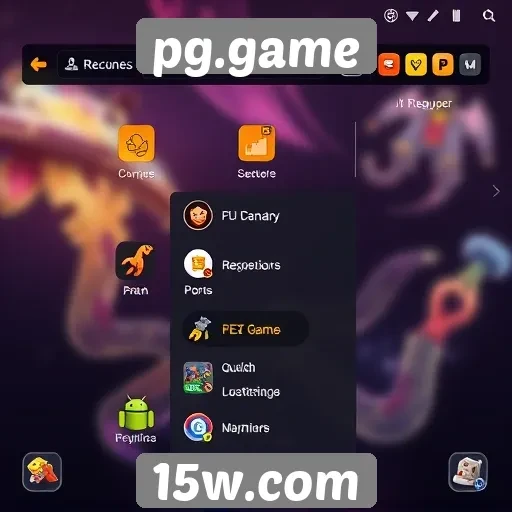 Navegação intuitiva melhora experiência em pg.game